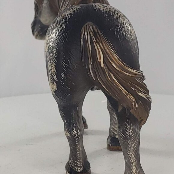Schleich Percheron Mare Grey Horse #13626 - Picture 4 of 5